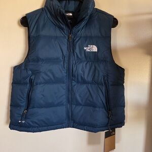 The North Face Blue Puffer Vest